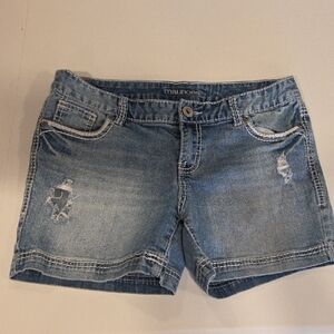 Maurices Light Blue Jean Shorts Size 5/6